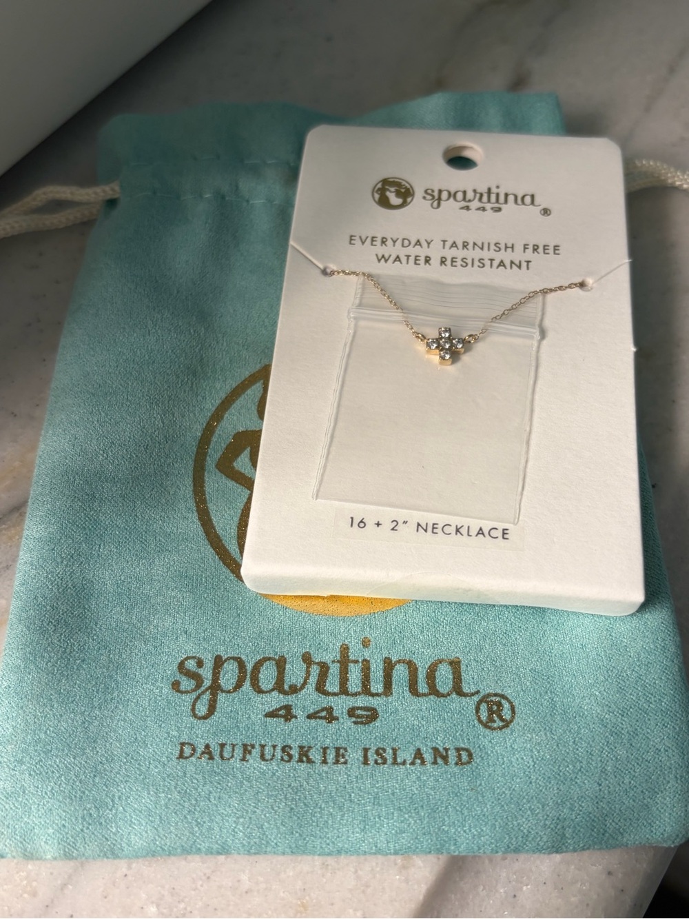Spartina 449 Gold Mini Cross